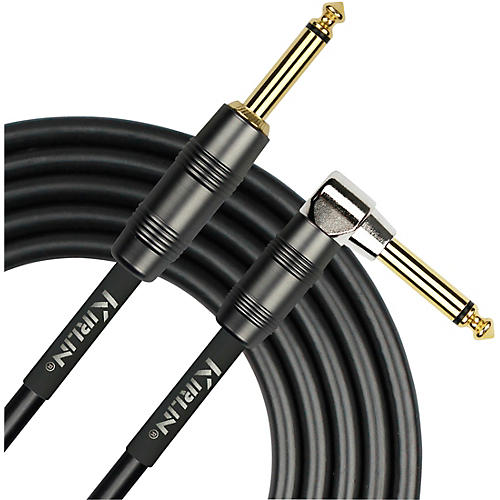 Kirlin 22AWG Instrument Cable, Carbon Black, 1/4