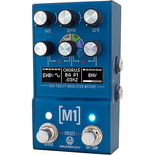 Walrus Audio Mako Series M1 High-Fidelity Modulation Machine MKII Blue - musicians--Friend