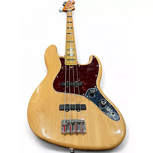 Used Squier Classic Vibe 1970S Jazz Bass Natural Electric Bass Guitar Natural - musicians--Friend