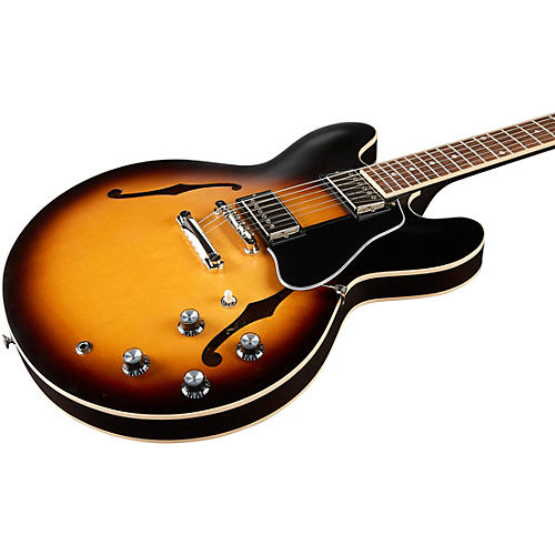 Gibson ES-335 Satin Semi-Hollow Electric Guitar Satin Cherry - musicians--Friend