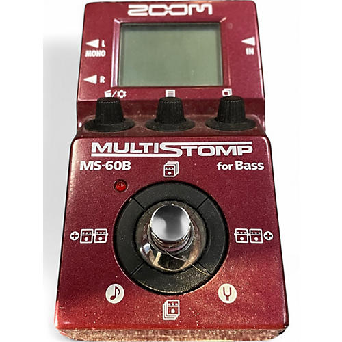 Used Zoom MS60B MULTI STOMP Bass Effect Pedal - musicians--Friend