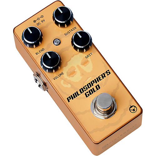 Pigtronix Philosopher's Gold Compression Effects Pedal Gold - musicians--Friend