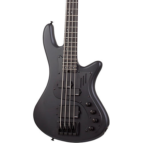 Schecter Guitar Research Stiletto-4 Stealth Pro EX Satin Black - musicians--Friend