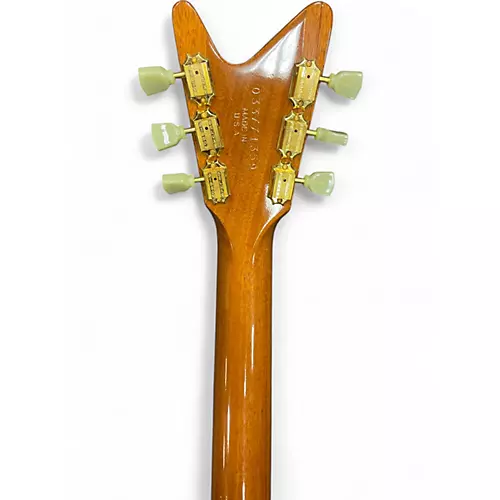 Used 2007 Gibson REVERSE FLYING V Trans Amber Solid Body Electric Guitar Trans Amber - musicians--Friend
