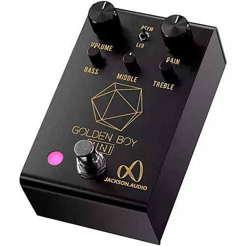 Jackson Audio Golden Boy Mini Overdrive Effects Pedal Gold - musicians--Friend