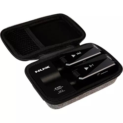 NUX B-5RC 2.4GHz Wireless Guitar System With Charging Case Black - musicians--Friend