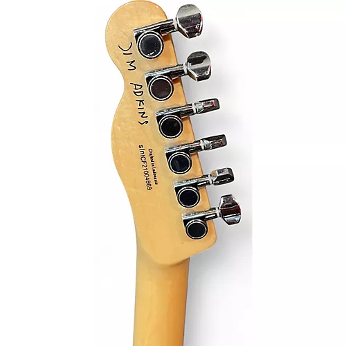 Used Fender JA90 Jim Adkins Thinline Telecaster Natural Hollow Body Electric Guitar Natural - musicians--Friend