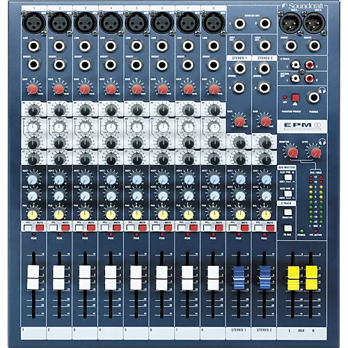 Soundcraft EPM8 8-Channel Multi-format Mixer - musicians--Friend