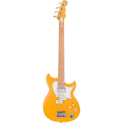 Reverend Mike Watt Signature Wattplower MKII 4-String Bass Guitar Watt Yellow - musicians--Friend