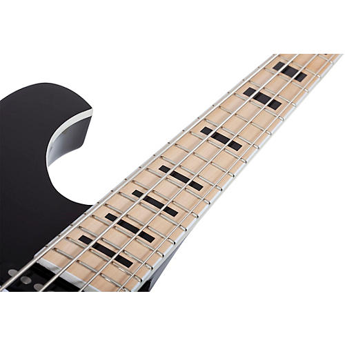 Schecter Guitar Research Stargazer-4 Electric Bass Guitar Gloss Black - musicians--Friend