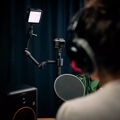 Gravity Stands Gravity MS 0200 SET1 - Microphone Pole for Table Mounting Including Table Clamp and Boom - musicians--Friend