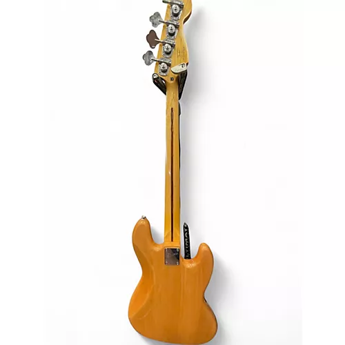 Used Squier Classic Vibe 70s Jazz Bass LEFT HANDED Natural Electric Bass Guitar Natural - musicians--Friend