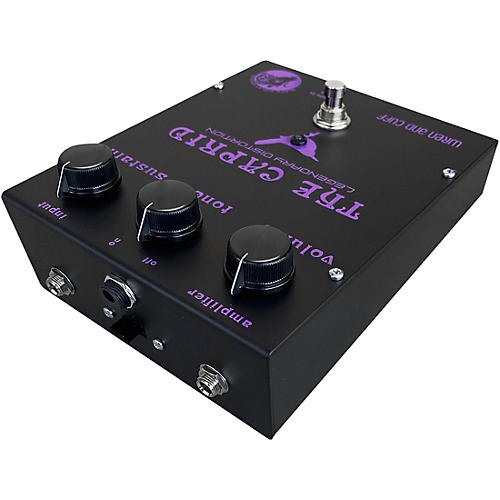 Wren And Cuff Caprid Special Distortion Effects Pedal Black and Violet - musicians--Friend