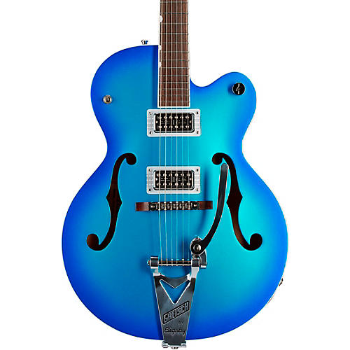 Gretsch Guitars G6120T-HR Brian Setzer Signature Hot Rod Hollowbody With Bigsby Magenta Sparkle - musicians--Friend