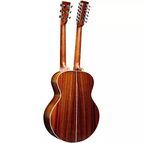 Martin Grand J-28E DN Double-Neck Acoustic-Electric Guitar Natural - musicians--Friend