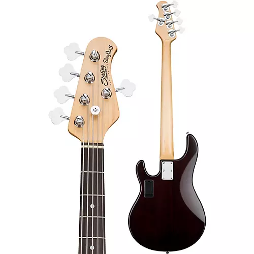 Sterling by Music Man StingRay RAY5 5-String Electric Bass Guitar Satin Walnut - musicians--Friend