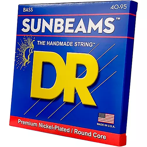 DR Strings SUNBEAM  Nickel Plated Bass Strings Lite (40-95) - musicians--Friend