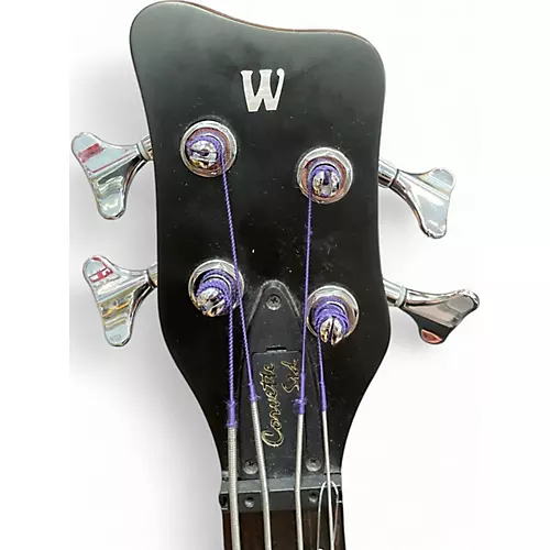 Used 2020 Warwick Pro Series Standard Corvette 4 String Fretless Natural  Electric Bass Guitar Natural - musicians--Friend