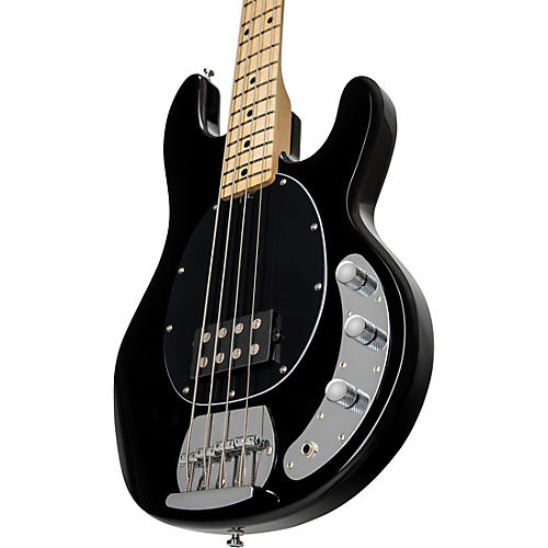 Sterling by Music Man S.U.B. StingRay RAY4 Maple Fingerboard Electric Bass Guitar Chopper Blue White Pickguard - musicians--Friend