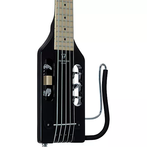 Traveler Guitar Ultra-Light 5-String Electric Travel Bass Gloss Black - musicians--Friend