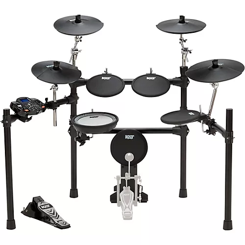 KAT Percussion KT-200 5-Piece Electronic Drum Set Black - musicians--Friend