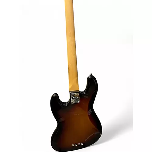 Used 2015 Fender American Standard Jazz Bass 3 Color Sunburst Electric Bass Guitar 3 Color Sunburst - musicians--Friend