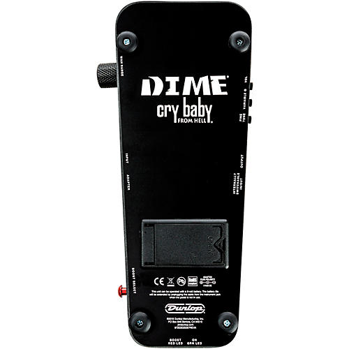 Dunlop DB01B Dime Cry Baby From Hell Wah Effects Pedal - musicians--Friend