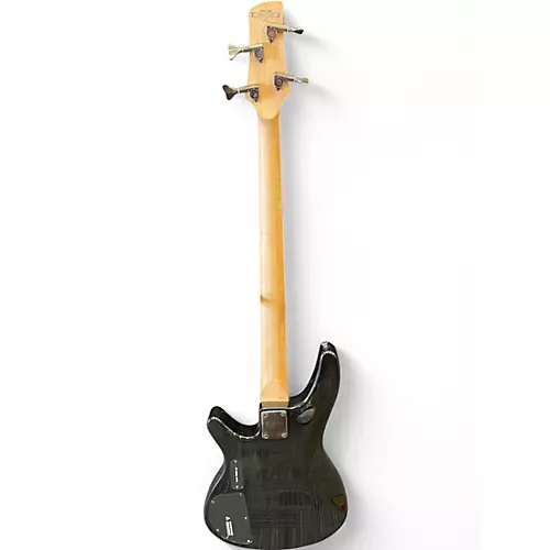 Used Ibanez SRX500 Black Electric Bass Guitar Black - musicians--Friend