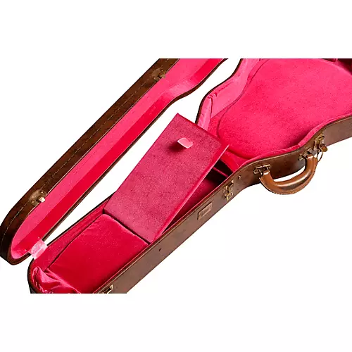 Gibson Lifton Historic 5-Latch Brown/Pink Hardshell Case for Les Paul Aged - musicians--Friend