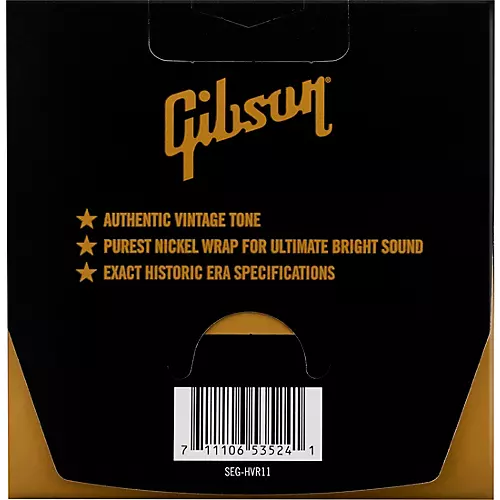 Gibson Vintage Reissue Electric Guitar Strings, Medium Gauge - musicians--Friend