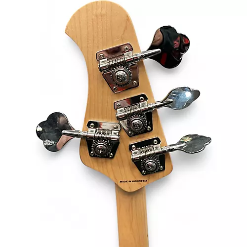 Used Sterling by Music Man Sub 4 Black Electric Bass Guitar Black - musicians--Friend