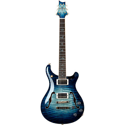 PRS Private Stock Hollowbody II Electric Guitar Whale Blue Glow - musicians--Friend