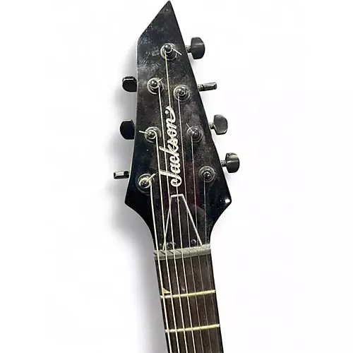 Used Jackson JS22-7 Dinky 7 String Black Solid Body Electric Guitar Black - musicians--Friend