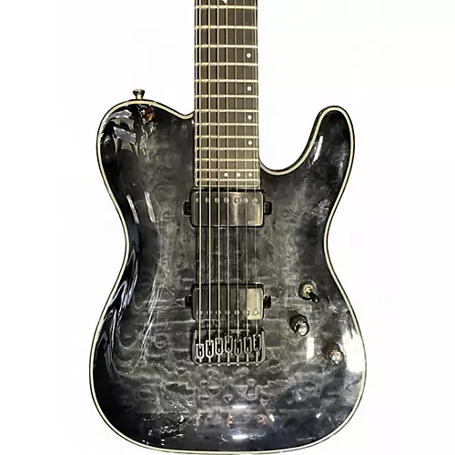 Used Schecter Guitar Research Hellraiser Hybrid PT Trans Black Burst Solid Body Electric Guitar Trans Black Burst - musicians--Friend