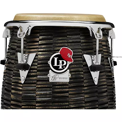 LP Pedrito Martinez Signature Top Tuning Deep Cut Mango Conga 12.50 in. Stained Mocha - musicians--Friend