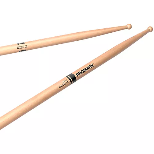 Promark Finesse Maple Round Tip Drum Sticks 5A Wood - musicians--Friend