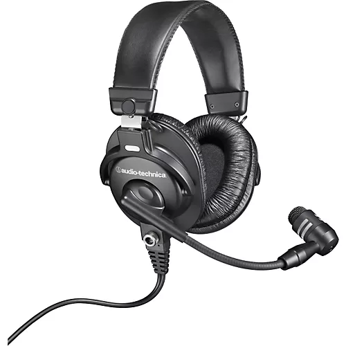 Audio-Technica BPHS1 Broadcast Stereo Headset with Dynamic Boom Mic - musicians--Friend