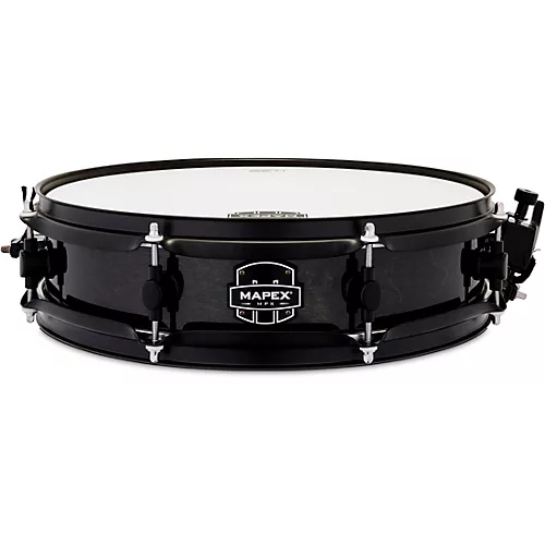Mapex MPX Maple/Poplar Hybrid Shell Piccolo Snare Drum 14 x 3.5 in. Transparent Midnight Black - musicians--Friend