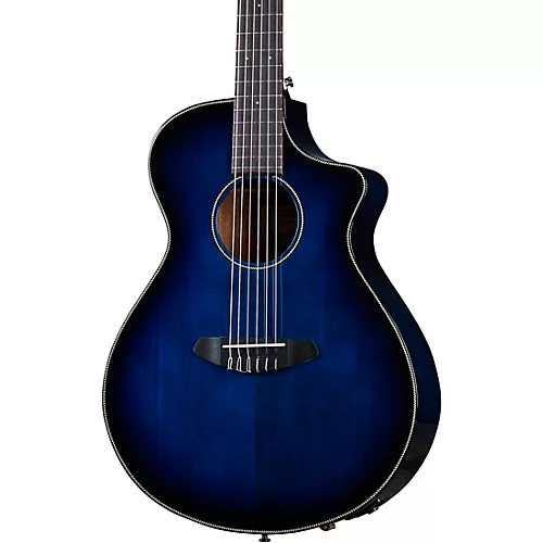 Breedlove Discovery S Concert Nylon CE European Spruce-African Mahogany Acoustic-Electric Guitar Twilight Burst - musicians--Friend