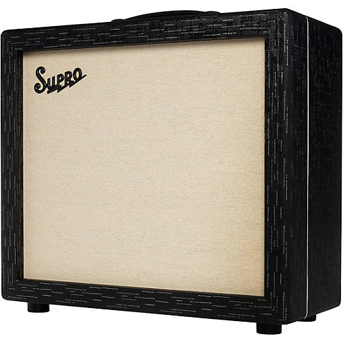 Supro Royale 1x12 Extension 75W Guitar Cabinet Black Scandia - musicians--Friend