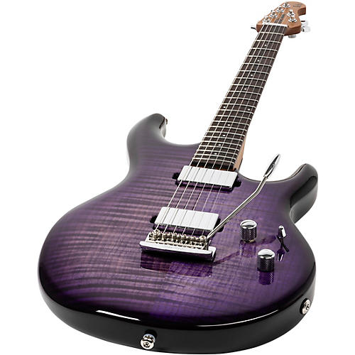 Ernie Ball Music Man Luke 4 HT Maple Top HH Electric Guitar After Burn - musicians--Friend