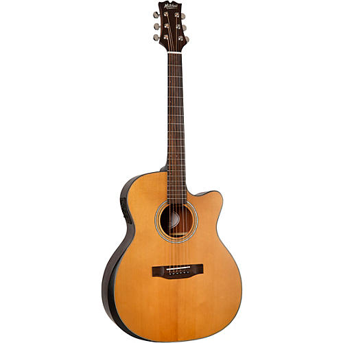Mitchell T413CE Solid Torrefied Spruce Top Auditorium Acoustic-Electric Cutaway Guitar - musicians--Friend