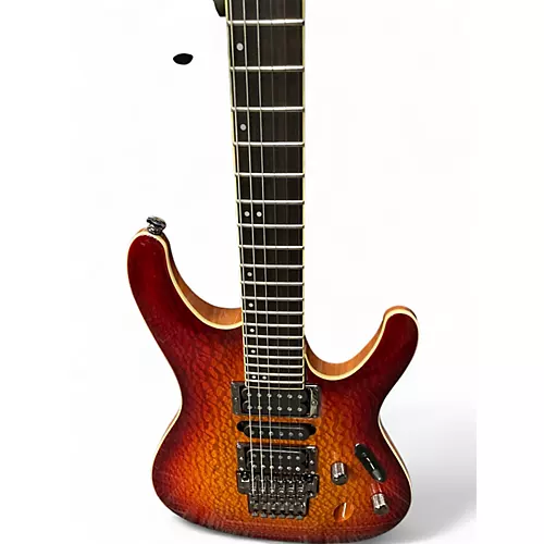 Used Ibanez Prestige S6570SK DRAGON EYE BURST Solid Body Electric Guitar DRAGON EYE BURST - musicians--Friend