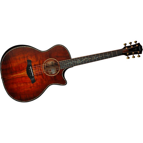 Taylor Builder's Edition K24ce V-Class Grand Auditorium Acoustic-Electric Guitar Kona Burst - musicians--Friend