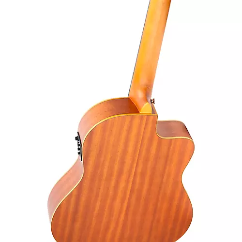 Ortega Family Series RCE125SN-L Thinline Acoustic/Electric Classical Guitar Natural Matte - musicians--Friend