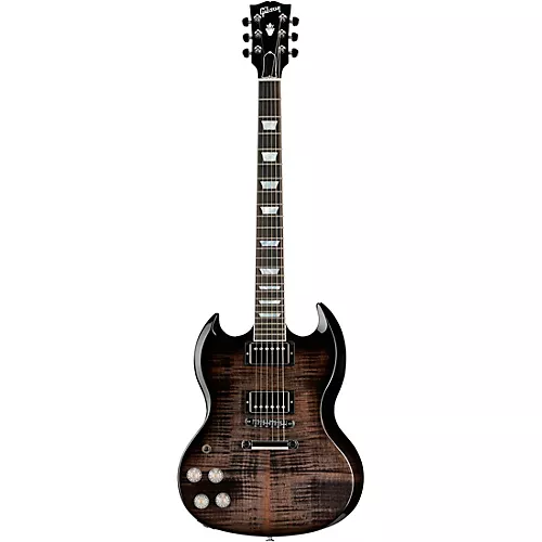 Gibson SG Modern Left-Handed Electric Guitar Trans Black Fade - musicians--Friend