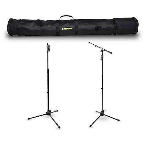 Shure Shure Deluxe Tripod Mic Stand Pistol Grip Set With Carrying Bag - musicians--Friend