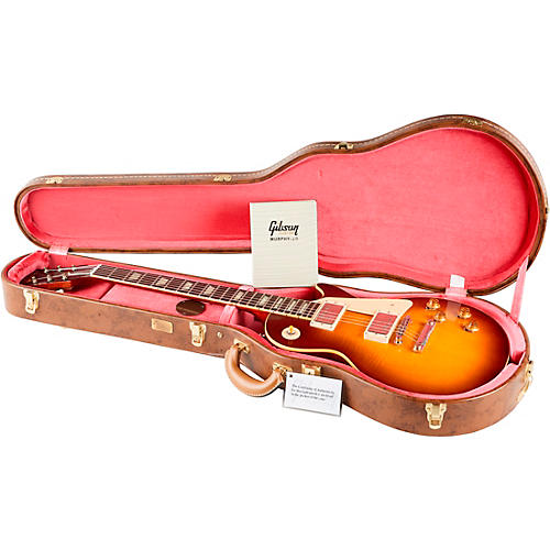 Gibson Custom Murphy Lab 1959 Les Paul Standard Reissue Light Aged Electric Guitar Dirty Lemon - musicians--Friend
