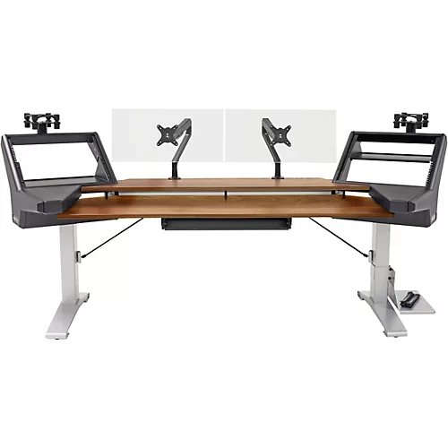 Argosy Halo.K88 Ultimate Keyboard Workstation Desk With Original Mahogany Veneer Desktop - musicians--Friend