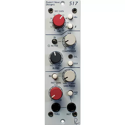 Rupert Neve Designs Portico 517: 500 Series Mic Pre / DI / Comp - musicians--Friend